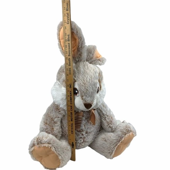 Dan Dee Plush Bunny Rabbit Large 28" Easter Bow - Picture 6 of 7